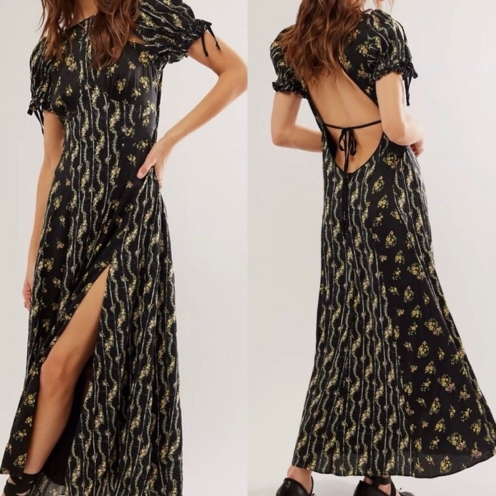 Free People Magdalena Floral Maxi Dress